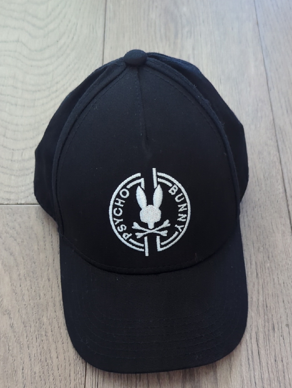 🐰 Psycho Bunny Men’s Classic Black Baseball Cap Hat 🐰